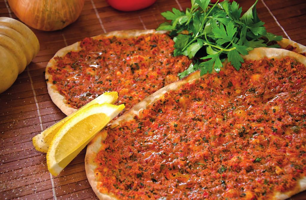 FIRIN ÜRÜNLERİ / DISHES FROM THE OVEN ADANA LAHMACUN 5 ADET / LAHMACUN (5 pcs.) URFA LAHMACUN 1 ADET / LAHMACUN (1 pcs.