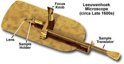 mikroskobun Leeuwenhoek
