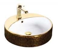 30 Lavabo 14,1 kg MN146.00060 Point Gold Day 45 cm Setüstü Lavabo - Beyaz 1.442 MN146.