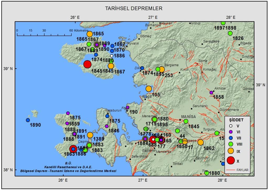 Kuzey Batı Anadolu ve Kuzey Ege Denizi, Avrasya ve Afrika tektonik plakalar arasındaki en onemli aktif sismik ve deformasyon alanlarından birisidir.