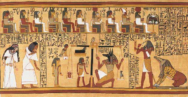 Ani Papirusu:M.Ö. 1240 İnsanlığın kadim ahlâk ilkeleri Kimseye yalan söylemedim. Kimseye kötülük yapmadım. Bir yetimi mal ve mülkünden mahrum etmedim Kimseyi aç bırakmadım.