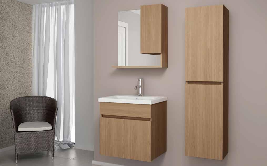 Banyo Dolapları TRIO 60 60 Sekura;Banyolarınızda yeni tarzın ismi Modern ve estetik çizgilere sahip sekure serisi ile