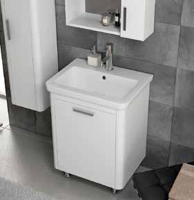 Note Sense 60 cm Alt Dolap-60 cm Üst Dolap-Boy Dolap 75 Note Sense 60 cm Alt Dolap Lavabo Kodu 10PS50060EC - 600x450 mm Parlak Beyaz