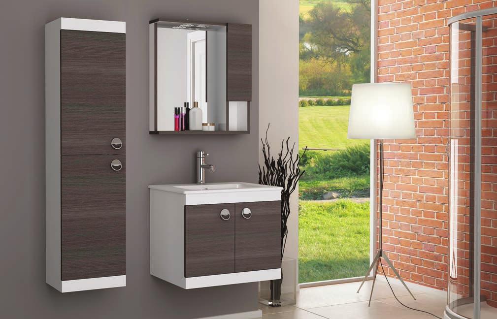 Banyo Mobilyası Lima 60 LİMA 60 cm Alt Dolap-Üst Dolap Freze Kahve & Beyaz ADEDİ* 6 6 690,00 24LMS114060E 60 cm Alt Dolap+Lavabo 60 cm (10SL50061) 430,00 24LM2114060E 60 cm Üst Dolap 260,00