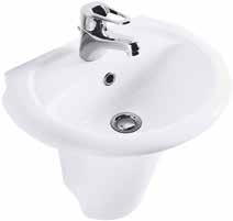 105,00 TL 205 275 510 Orkide Lavabo - Yarım Ayak 51 x 100 cm 6822 Yarım Ayak uyumludur Yarım Ayak Hariç Fiyattır. 205 1000 800 565 515* 75 B.D.