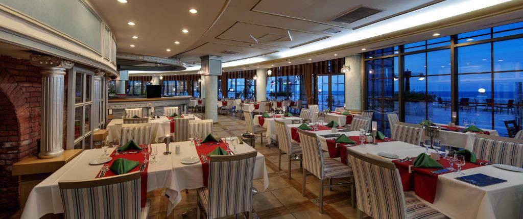 A LA CARTE RESTAURANTLAR RESTORAN KONSEPT SERVİS SAATLERİ & SUNUMLARI L ASPENDOS A LA CARTE RESTAURANT İTALYAN MUTFAĞI KAPASİTE MÜZİK AÇIKLAMA 19:00 21: 00 Pax 50 İtalya Ön Rezervasyonlu Ücretli LA