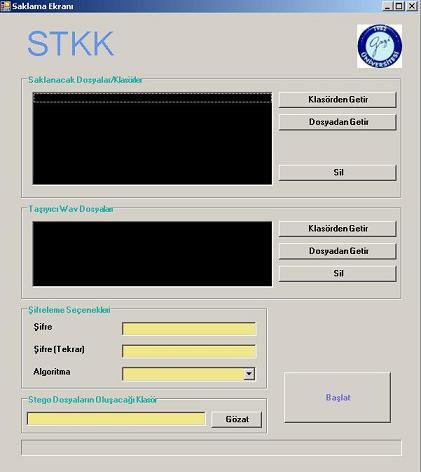 77 Şekil 6.4. STKK Yazılımı veri saklama ekranı Klasörden Getir tuşu ile saklanılması düşünülen klasörler tek tek belirlenebilir.