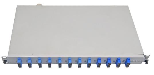 Fiber Patch Paneller 1U/2U 19 & ETSI Mekanik Kızaklı Fiber Optik Patch Panel CAN-FPP-600 Genel Bakış Mekanik kızaklı yapısı sayesinde profesyonel kablo yönetimi ve fiber sonlandırma kolaylığı sağlar.