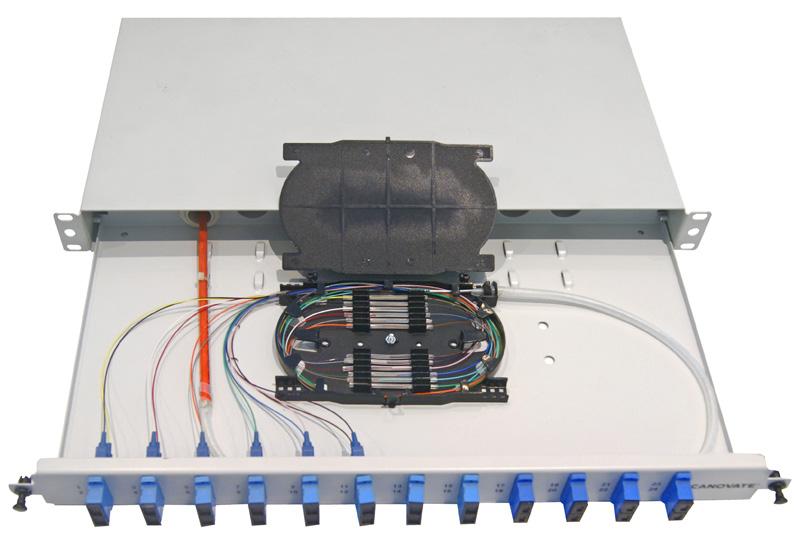 sabitlenmesini ve minimum hareketi sağlar Fiberleri kasetlere profesyonel bir şekilde yönlendirmek ve korumak için fiber kılavuz tüpleri Tüm kablo girişleri için minimum bükülme yarıçapı Fiber