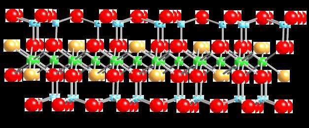 T O T. Şekil 2.8. Talk minerali [15]. 2.1.3. Simektit Simektitler iki tetrahedral tabakası arasında oksijen iyonlarının paylaşıldığı bir oktahedral tabakasından oluşur.