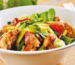 CHEF SALAD Chicken Tikkalı şefe özel yeşil salata.