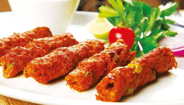 55 CHICKEN TIKKA Hint baharatları ve yogurt ile marine edilmiş tandırda tavuk.