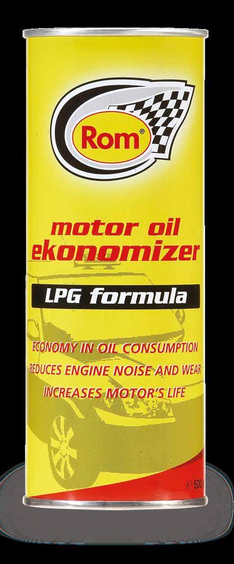 Ekonomizer LPG 500 ml Ekonomizer LPG, içeriğinde bulunan yüksek kaliteli katkılar sayesinde, motor yağının