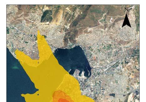 Hava Kirliliği Araştırmaları Dergisi 1 (2012) 41 52 Şekil 6. İzmir Kadifekale bölgesinde kentsel dönüşüm öncesi ve sonrası evsel ısınmadan kaynaklanan SO 2 dağılım haritası 4.