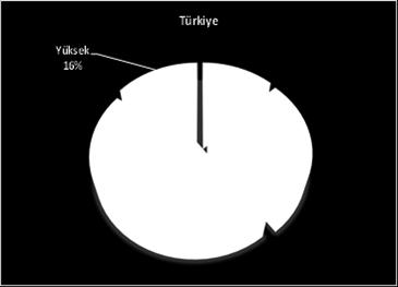 Orta yüksek ve yüksek teknoloji ürünleri ithalatının toplamı Erzurum da %33, Türkiye de ise %60 tır.