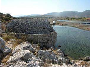 Ruins of old spa in