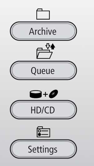 Archive: Arşivle Đlgili Seçenekler Queue: Kuyrukta Bekleyen Fakslar HD/CD: Disk ve CD Settings: Ayarlar 6) UYGULAMA ADIMLARI Yukarıda açıklanan cihaz bileşenler aşağıdaki sırada bağlanmalıdır.