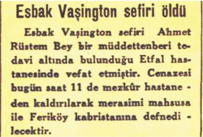 bir suç ifllemediklerini en yüksek sesle hayk rd için ölüm tehditleri alt nda Amerika dan ayr lan Ahmet Rüstem Bey in ilk ad Alfred de Bielinski idi.