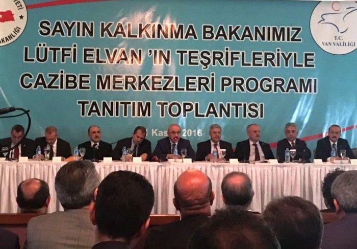 Fotoğraf 94: Van İş Geliştirme Merkezi (İŞGEM) Teknik Destek Projesi 11 Kasım 2016 tarihinde Van da gerçekleşen Sayın Kalkınma Bakanı Lütfi Elvan ın teşrifleriyle gerçekleşen Cazibe Merkezleri