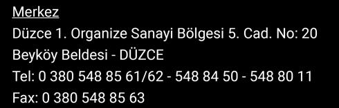 No: 18/2 Çankaya / ANKARA Tel: 0 312 213 19 99-215 10 46 Fax: 0 312 213