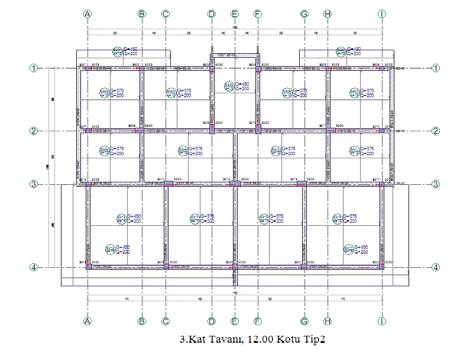 Tablo 1 de verilen analiz sonuçları değerlendirildiğinde, Şekil 3 de görülen düzensiz binadaki uzun kolonların (kırmızı renkte gösterilen kolonlar) birbirlerine kirişlerle (Şekil 5 de yeşil renkli