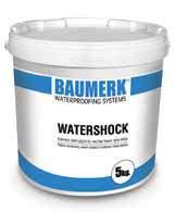 WATERSHOCK Çimento Esaslı, Hızlı Priz Alan Su Yalıtım Tıkacı (Şok Tıkaç) Çimento esaslı, mineral dolgu, özel kimyasal katkılar ve polimerler ile takviyeli, aktif su kaçaklarını ve sızıntılarını