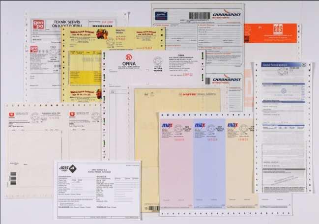 tickets (concert, carpark, museum, etc) All Ministry of Finance approved legal forms (invoices, etc) Optical forms,