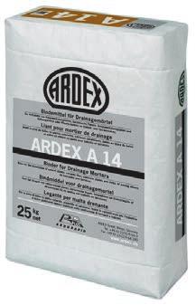 8 EPOKSİ REÇİNELİ DRENAJ HARCI ARDEX EP 25 epoksi reçine ve ARDEX SPS özel kum İç mekan için 1 gün sonra yer döşemesine hazır hale gelir Yüksek basınç ve eğilme çekme mukavemeti Düşük tabaka