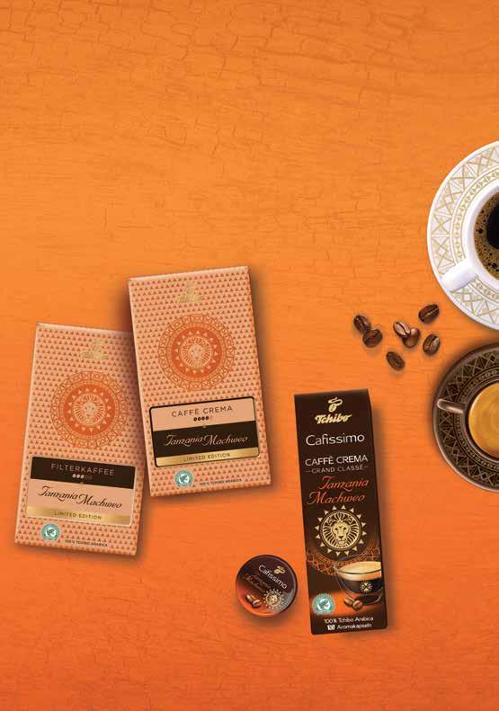 AYIN KAHVESİ KAYISI DOKUNUŞLU EŞSİZ KAHVE LEZZETİNİ KEŞFEDİN Biz ișin KAHVESİNDEYİZ Caffé Crema Çekirdek Kahve 42 500 g