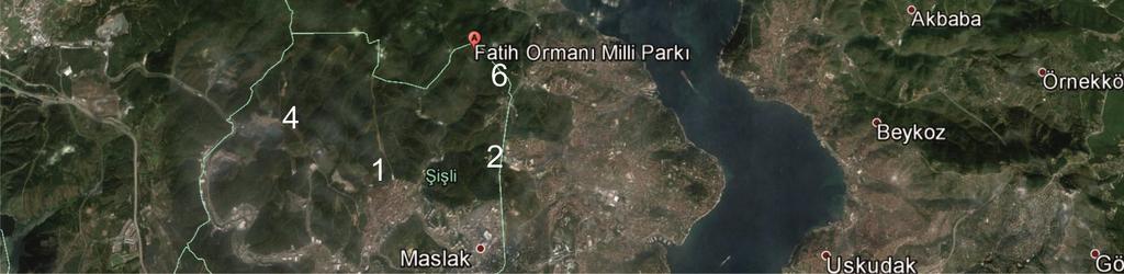 Bahçeköy taraflarında 120 m olan yükselti, Bahçeköy sırt yolunda 165 m ile ormanın en yüksek kısımlarını oluşturmaktadır.