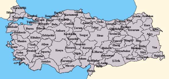 209 izleme istasyonunu kapsayan bölgesel izleme ağlarındaki istasyon türlerinin dağılımı Şekil 1 de gösterilmektedir.