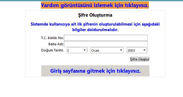 B. MİSAFİR ÖĞRENCİ YAZ OKULU DERS KAYDI İŞLEMLERİ 1. İlk şifre oluşturma işlemleri 1.1 ebys.ege.edu.tr adresinden ilk şifrenizi oluşturmak için tıklayınız a basarak bir sonraki aşamaya geçiniz. 1.2 Açılan ekranda istenilen kimlik bilgilerinizi girerek geçici şifrenizi oluşturunuz.