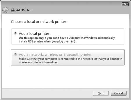 3. Add a network, wireless or Bluetooth printer (Ağ, kablosuz veya