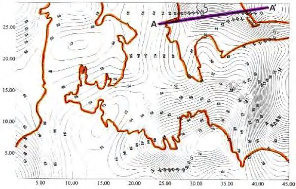 İzmir Körfezi ve çevresi Bouguer gravite haritası
