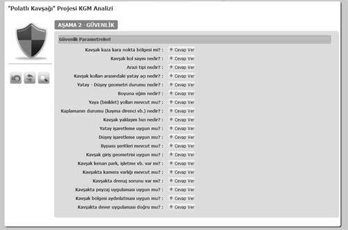 43 Resim 3.8. Güvenlik ekranı soru sayfası 1 Resim 3.9.