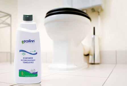 6040 Ecolinn Ecopower Hijyenik Banyo & WC Tem. 1000 ml 6705 Ecolinn Ecopower Hijyenik Banyo & WC Tem. 500 ml Özel formülü sayesinde banyo ve tuvaletlerde etkili temizlik sağlamaya yardımcı olur.
