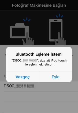 6 Bu adım fotoğraf makinesi ve ios cihazının her ikisini de içerir. İlerlemeden önce cihazlarınızı yan yana koyarak hazır hale getirin.