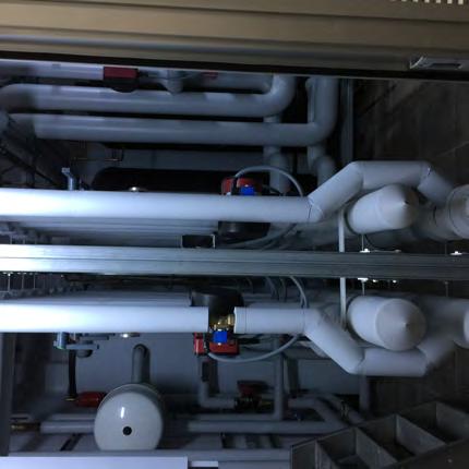Soğutma ise fan-coil sistemi ile sağlanmaktadır. 4 x alira LW 140A/RX ısı pompaları kaskad çalıştırılarak binanın ısıtma, soğutma ve sıcak su ihtiyacını karşılıyor.