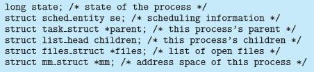 Prosesler Üzerindeki Operasyonlar (devam ) Genelde tüm işletim sistemlerinde prosesler process identifier