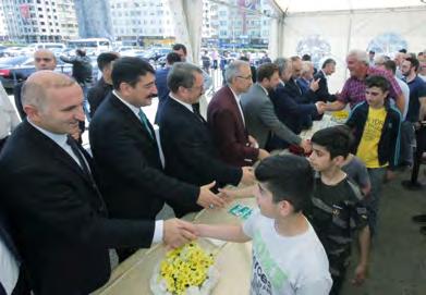 Ramazan bayramını kutlaması olumlu bir hava estirdi.