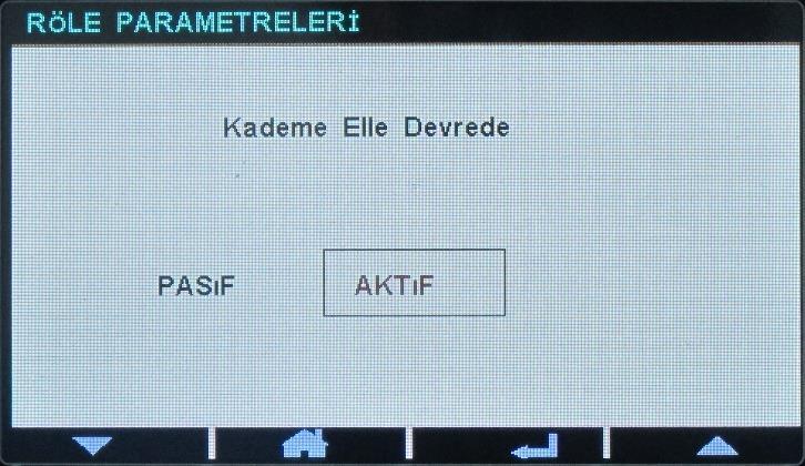 Aşağıdaki durumlar seçilebilir. Kompanzasyon OK Kompanz. EKSİK Kompanz. HATALI kw Tik kvar Tik Hat 3 Faz Değil 1.