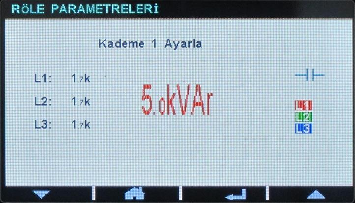 .. 12 / 24 kademelerinden herhangi biri seçilebilir. KADEMELERİ SIFIRLA : Tüm kademelerin enerjili kalma süre sayaçlarını sıfırlar. SAYAÇLARI SIFIRLA : Tüm sayaçları sıfırlar.