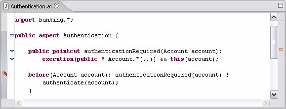 42 5.2.1 AspectJ ile İlgi Geliştirme AspectJ, Java programlama dilinin ilgi özellikleri ile genişletilmesiyle ortaya çıkmış bir İYP dilidir.