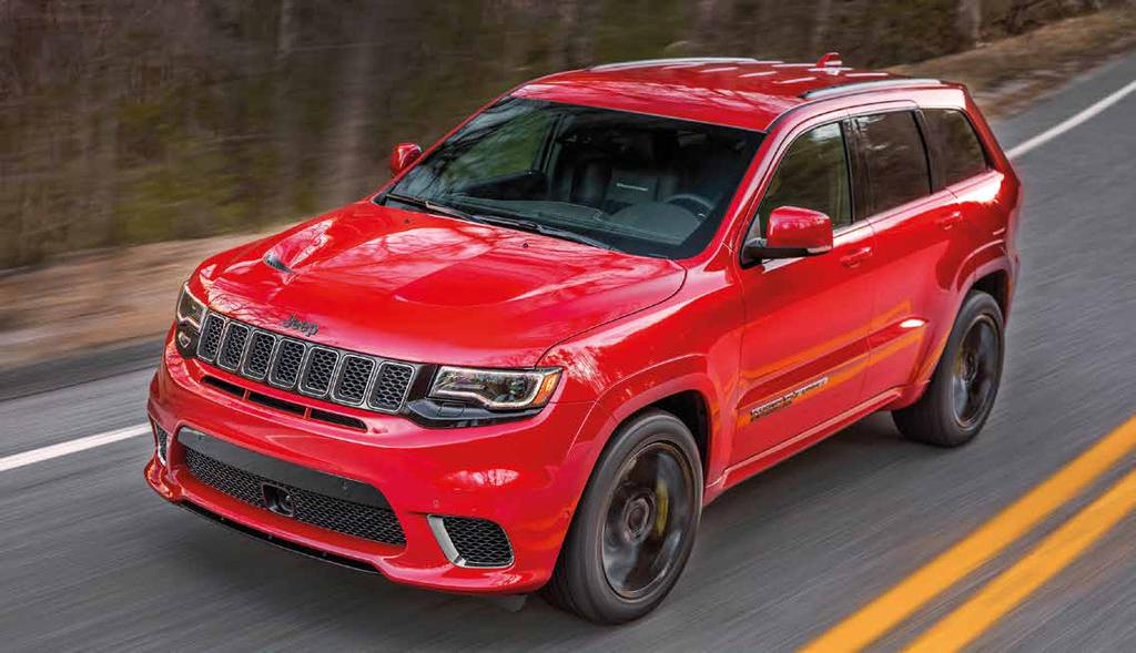 Geçtiğimiz günlerde New York Autoshow da görücüye çıkan ve 0-100 km/s hızlanmasını 3,5 saniyede tamamlayan Jeep Grand Cherokee Trackhawk, 96-0 km/s fren testini 34.