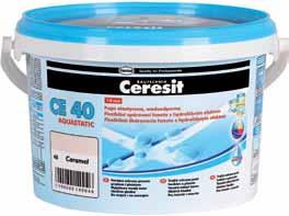 CE 40»AQUASTATIC«Su Geçirimsiz, Kire Dayanıklı ve Hijyenik, Esnek Derz Dolgu Malzemesi (1-8 mm) ÜRÜN ÖZELLİKLERİ Karo seramik trendleriyle uyumlu geniş renk seçenekleri Rengini tam veren yenilikçi