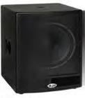 585,00 1 ACT-18XSV2 B-52 Pasice subwoofer Güç Kullanımı :1200 watt Empedans 4 Ω/8Ω Frekans Tepkisi 30-140 Hz Yüksek Frekans Dağılım 90 x 40 Peak SPL 130 db Boyutlar 22.5 x 30.5 x 24 Ağırlık 42.