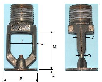 75 Şekil 6.3. Deney düzeneği [6] Aşağıda test aşamasında kullanılan sprinkler tipinin özellikleri mevcuttur. Resim 6.1.