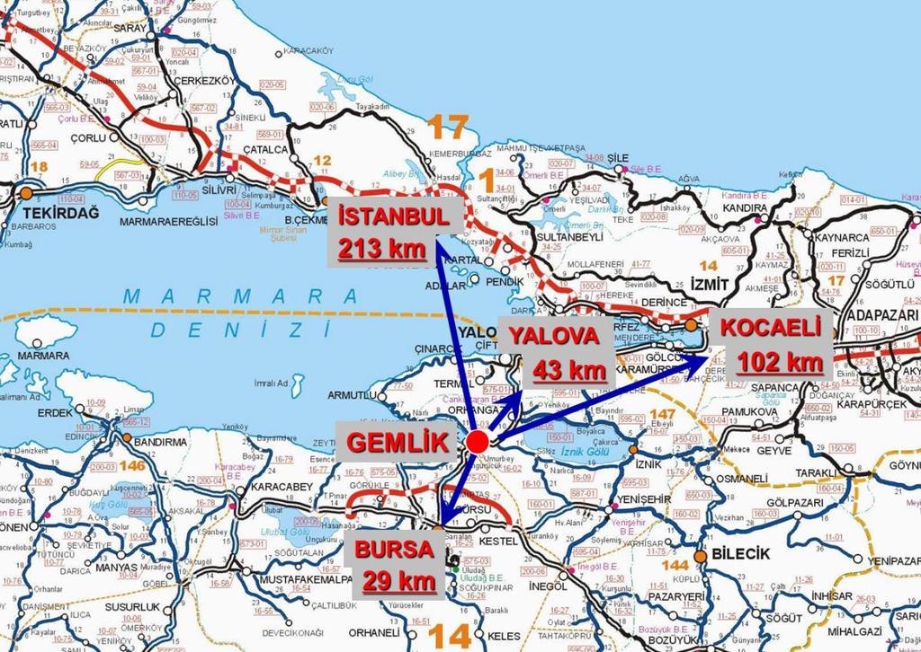 1.2.Yönetimsel Yapı ve İdari Bölünüş 2004 yılında onaylanan 5216 sayılı Büyükşehir Belediye Yasası ile Bursa Büyükşehir sınırları genişletilmiş Gemlik, Mudanya, Kestel ve Gürsu ilçeleri de merkez