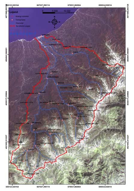 Keywords: Applied geomorphology, landslide, flash flood and floods, avalanche, GIS, Fırtına river basin Giriş Çalışma sahası, Karadeniz Bölgesinin Doğu Karadeniz Bölümünde, Doğu Karadeniz Dağlarının