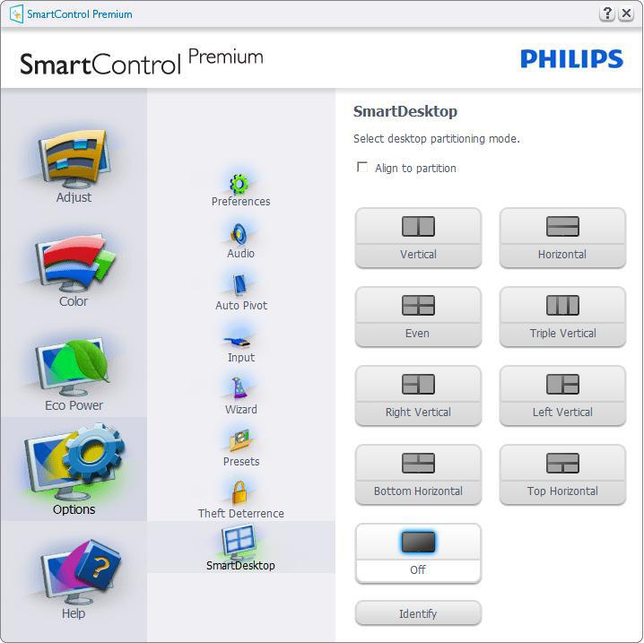3. Görüntü Optimizasyonu 3.6 SmartDesktop Kılavuzu SmartDesktop SmartDesktop, SmartControl Premium içinde yer alır.